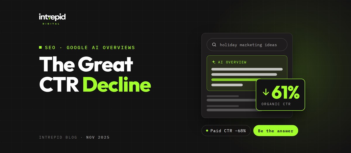 The Great CTR Decline: Why Google AI Overviews Are Stealing Your Traffic (and What to Do About It)